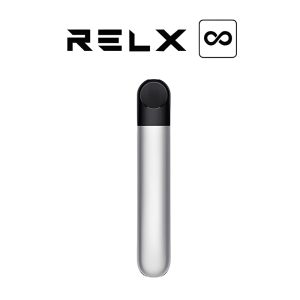 RELX Infinity Pod Vape Kit - Stříbrná
