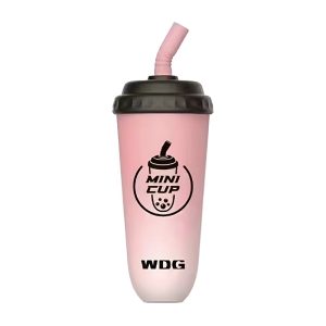 WDG Mini kelímek na jedno použití E-cigarety 5000 šluků - broskvová soda