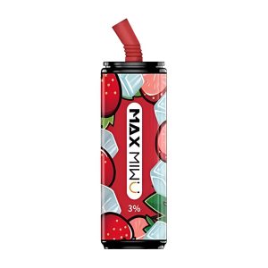 Max Mi wu Coke Tin Jednorázové E-cigs 3600 Puffs - Vitality-jahoda