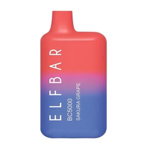 ELF BAR Jednorázový Vape BC 5000 Puffs - Sakura hrozny