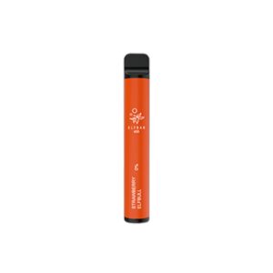 ELF BAR 600 Disposable 600 potahů Elfbull Strawberry 550 mAh