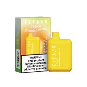 ELF BAR LB5000 Disposable Pineapple Coconut Ice 5000 potahů