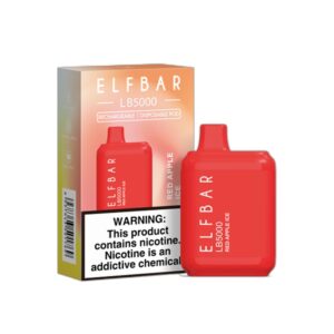 ELF BAR LB5000 Disposable Red Apple Ice 5000 potahů