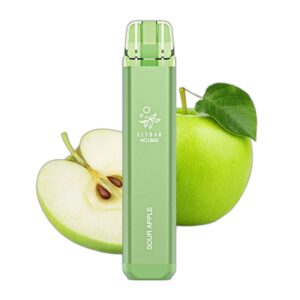 ELF BAR NC1800 Disposable Sour Apple 1800 potahů 950 mAh