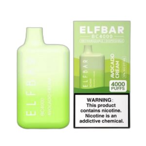 ELF BAR BC4000 Disposable Avocado Cream 4000 potahů 11,5 ml
