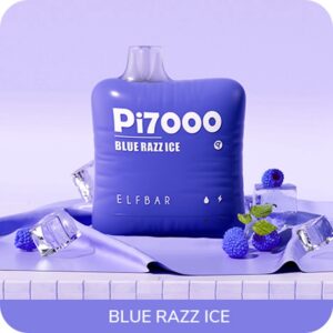 ELF BAR PI7000 Disposable 7000 potahů Blue Razz Ice