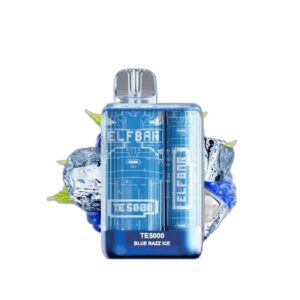 ELF BAR TE5000 Disposable Blue Razz Ice 5000 potahů