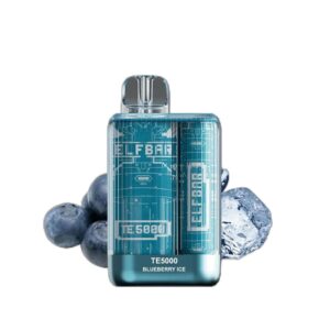 ELF BAR TE5000 Disposable 5000 potahů Blueberry Ice