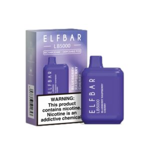 ELF BAR LB5000 Disposable 5000 potahů Blueberry Raspberry Cherry 14 ml