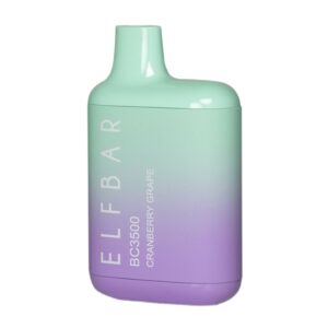 ELF BAR BC3500 Disposable 3500 potahů Cranberry Grape 10,5 ml