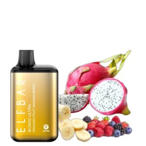 ELF BAR BC5000 Ultra Disposable Dragon Fruit Banana Berry 5000 potahů 13 ml