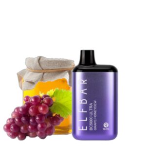 ELF BAR BC5000 Ultra Disposable 5000 potahů Grape Honeydew 13 ml