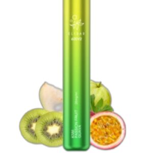 ELF BAR 600V2 Disposable 600 potahů Kiwi Passion Fruit Guava