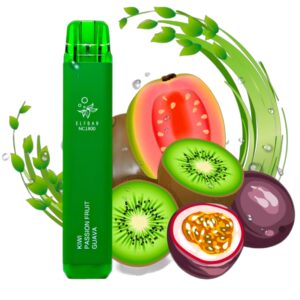 ELF BAR NC1800 Disposable Kiwi Passion Fruit Guava 1800 potahů