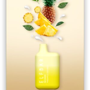 ELF BAR BC2000 Disposable 2000 potahů Pineapple Coconut