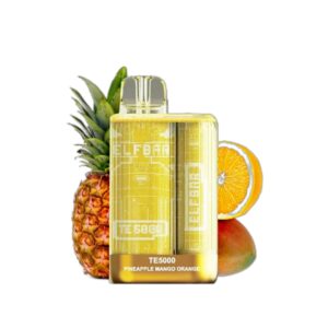 ELF BAR TE5000 Disposable 5000 potahů Pineapple Mango Orange