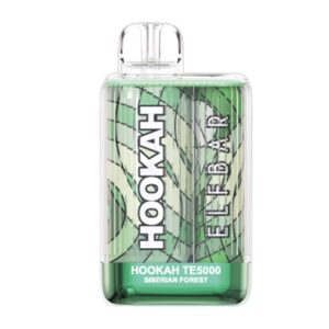 ELF BAR Hookah TE5000 Disposable 5000 potahů Siberian Forest 550 mAh