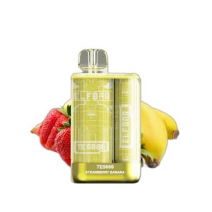 ELF BAR TE5000 Disposable 5000 potahů Strawberry Banana 550 mAh