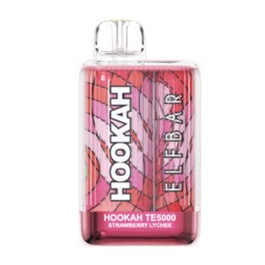 ELF BAR Hookah TE5000 Disposable 5000 potahů Strawberry Lychee