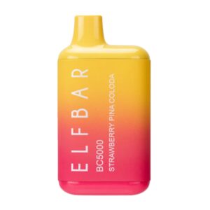 ELF BAR BC5000 Disposable 5000 potahů Strawberry Pina Colada 650 mAh