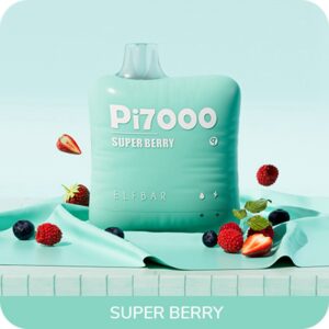 ELF BAR PI7000 Disposable 7000 potahů Super Berry